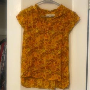 NEW, never worn Loft slightly collared dressy shirt size small